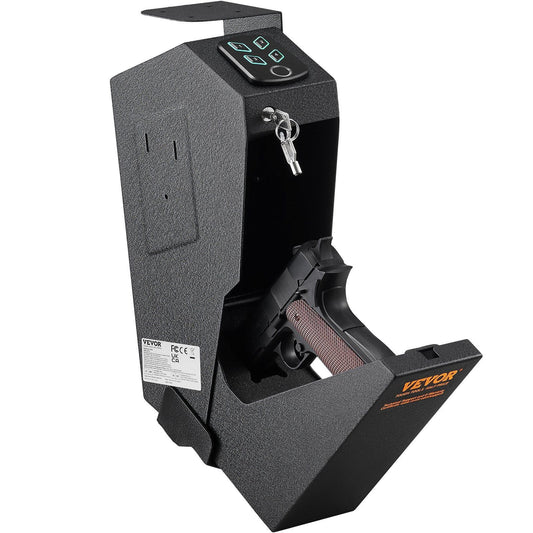 Mounted Biometric Gun Safe for Pistols by VEVOR - BodyKover Safety