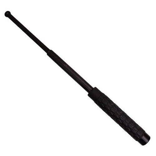 16 Inch Baton public safety Solid Steel Police Stick W/Case