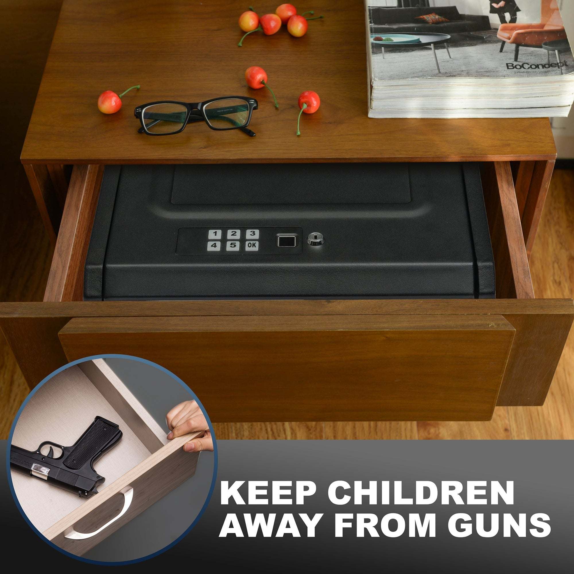 Biometric Quick Access Gun Safe - Gun Safe for Pistols